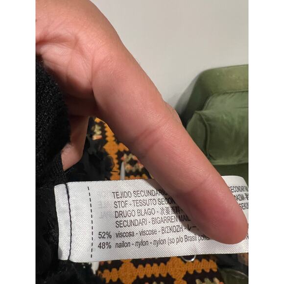 Zara Womens Sheer 3D Floral Cardigan Small Business Casual Semi Formal - Picture 8 of 8